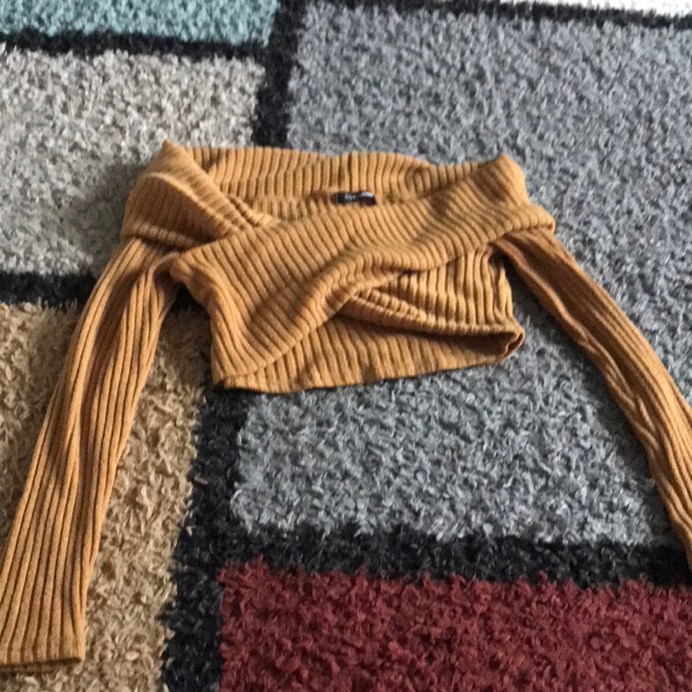 Mustard Orange Sweater
